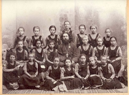 гимназистки 19 века, ретро фото