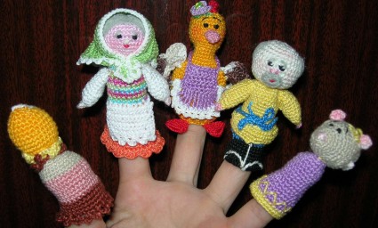 Пальчиковые куклы для домашнего театра