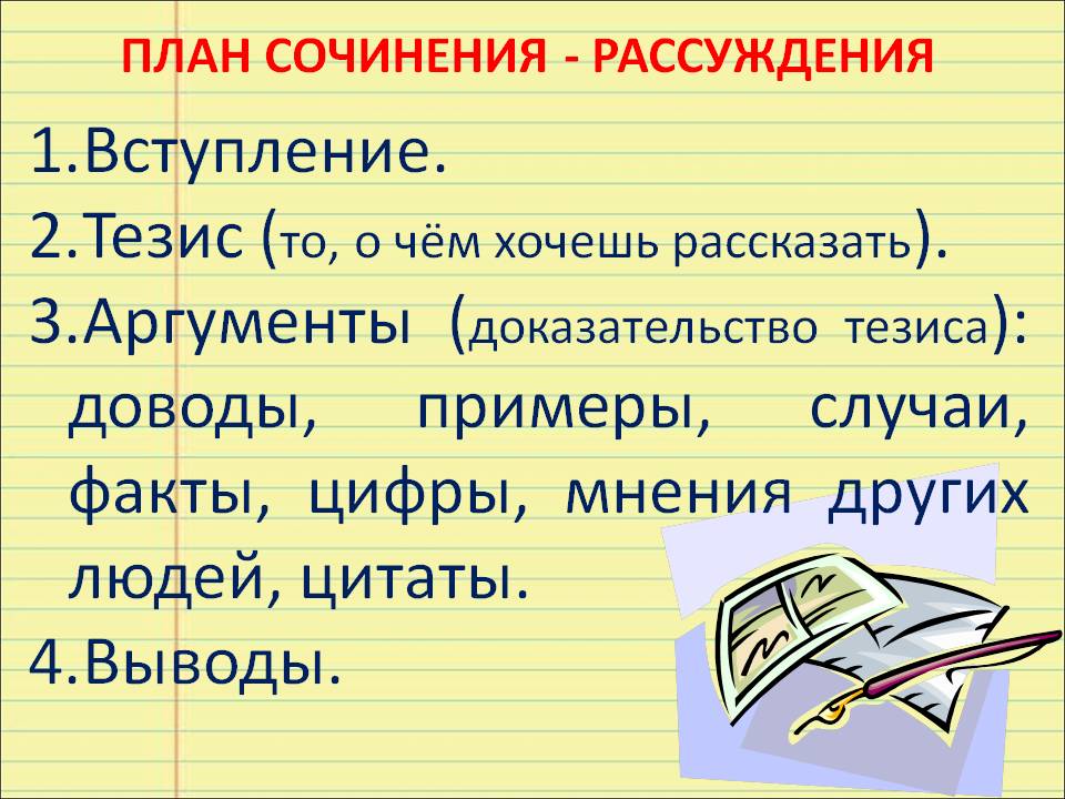 Как Писать Сочинение По Русскому 4 Класс