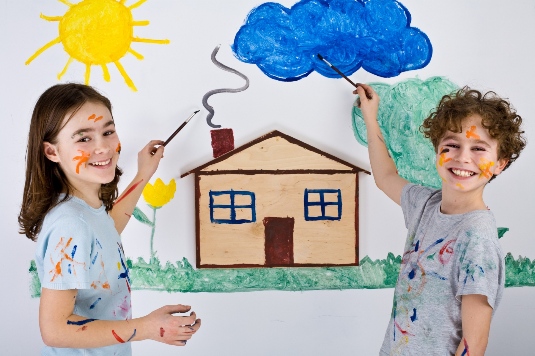 Дом рисовать для детей