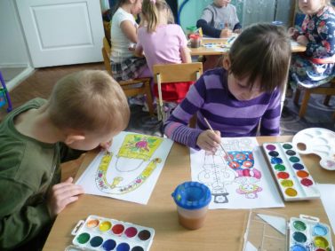 декоративное рисование детский сад