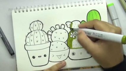Рисование кактусов