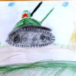 детский рисунок танка