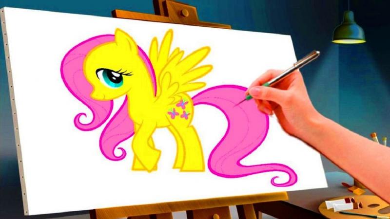 Учимся рисовать пони: любимые мультперсонажи и реалистичные лошадки
